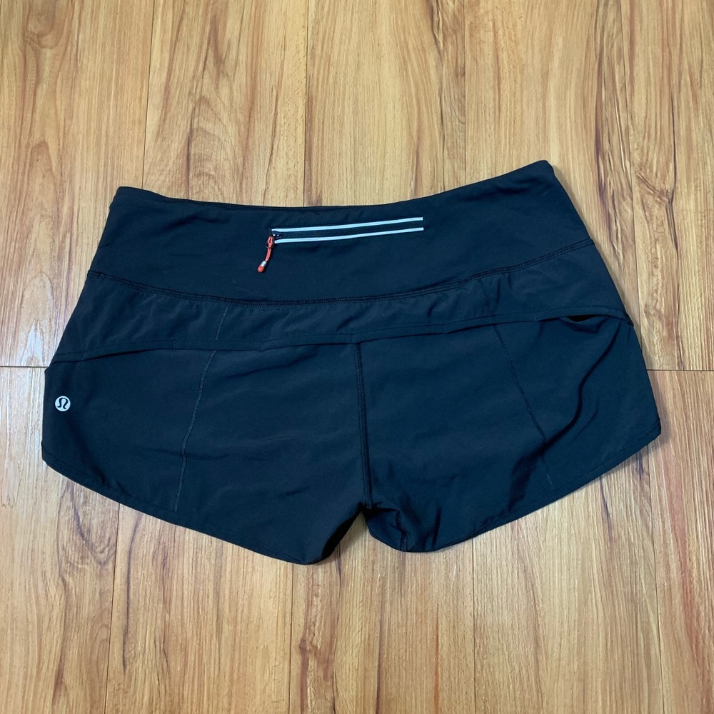 Lululemon Speed Black Running Short *4-way Stretch